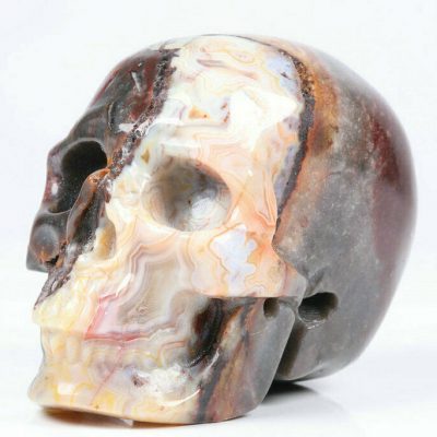 Kryształowa czaszka - AGAT KORONKOWY MEKSYKAŃSKI 2.0
